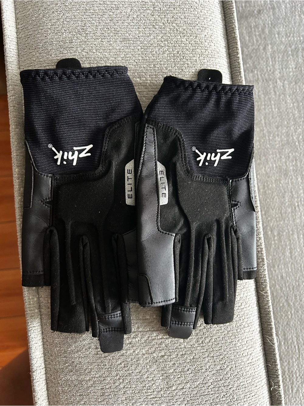 Zhik Elite Sailing Gloves Half Finger  L Heavy Duty Black